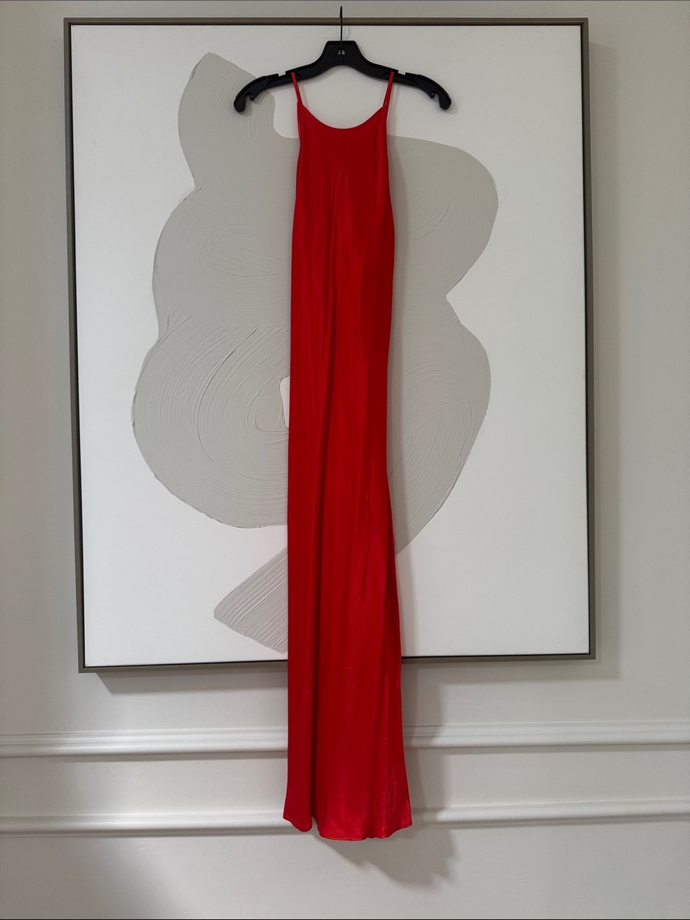 Pistola Red Slip Maxi Dress